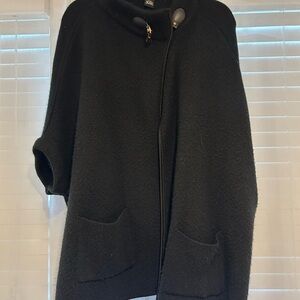 Black Cape with Pockets
